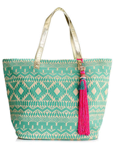 Mint Beach Bag